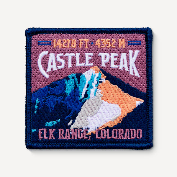 Castle Peak Colorado 14er Patch