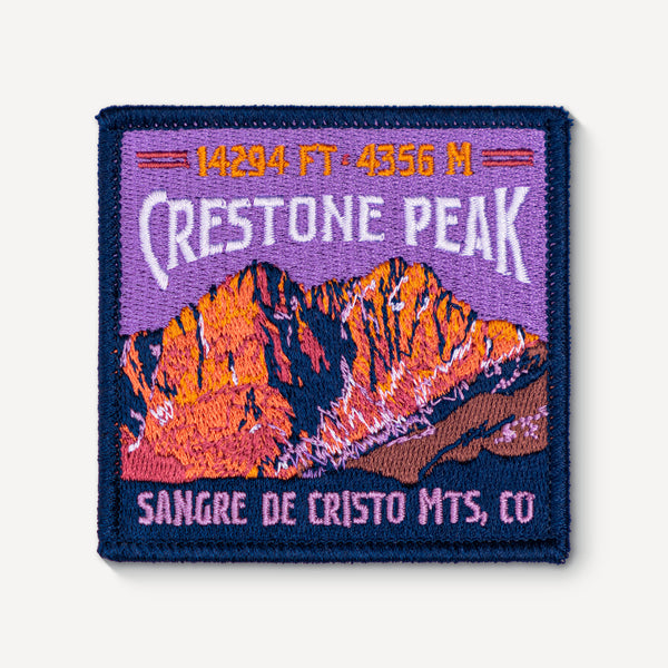 Crestone Peak Colorado 14er Patch