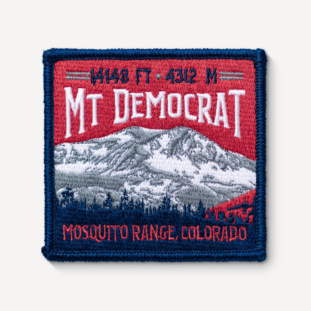 Mount Democrat Colorado 14er Patch
