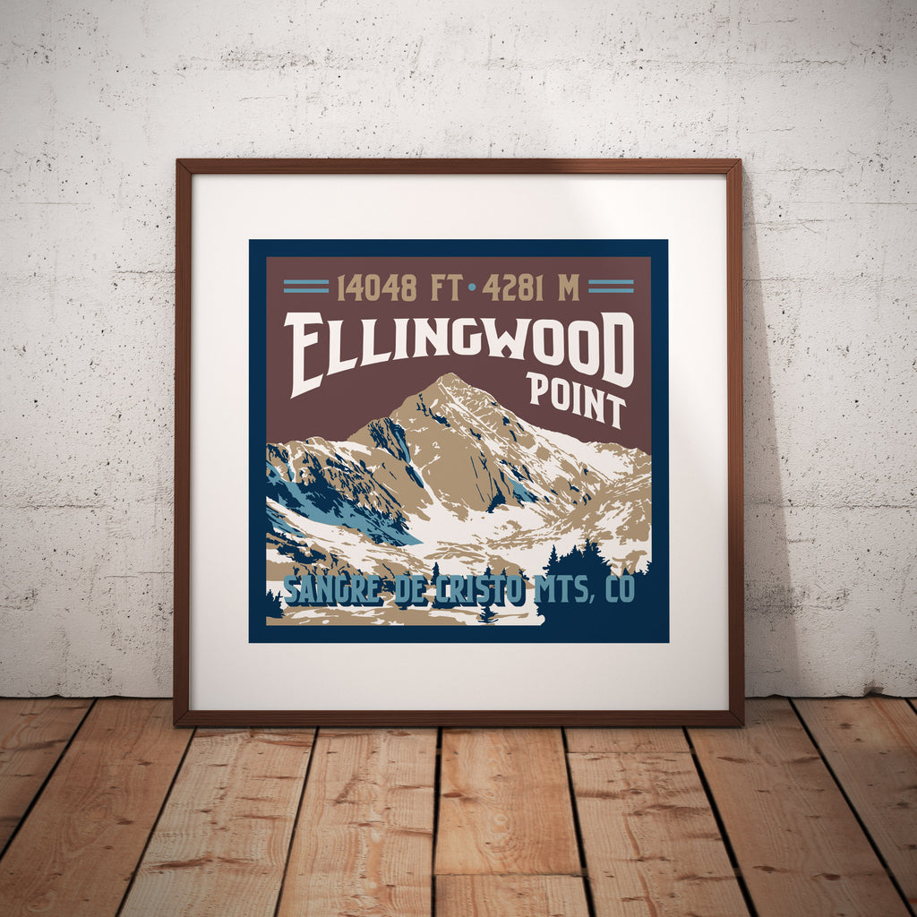Ellingwood Point Colorado 14er Print