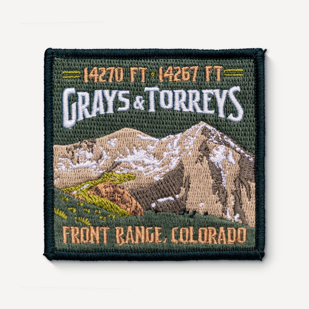 Grays & Torreys Colorado 14ers Patch