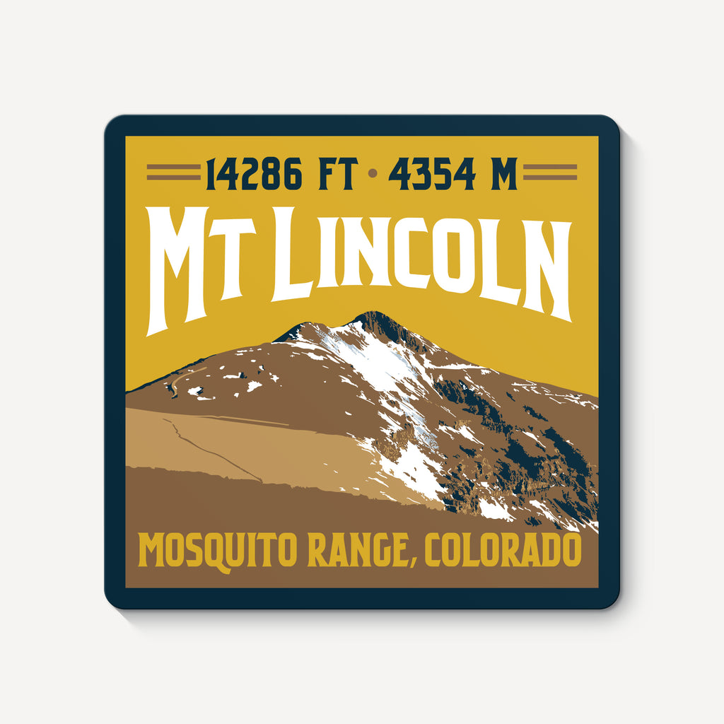 Mount Lincoln Colorado 14er Sticker