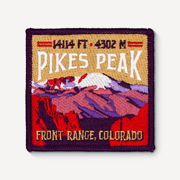 Pikes Peak Colorado 14er Patch