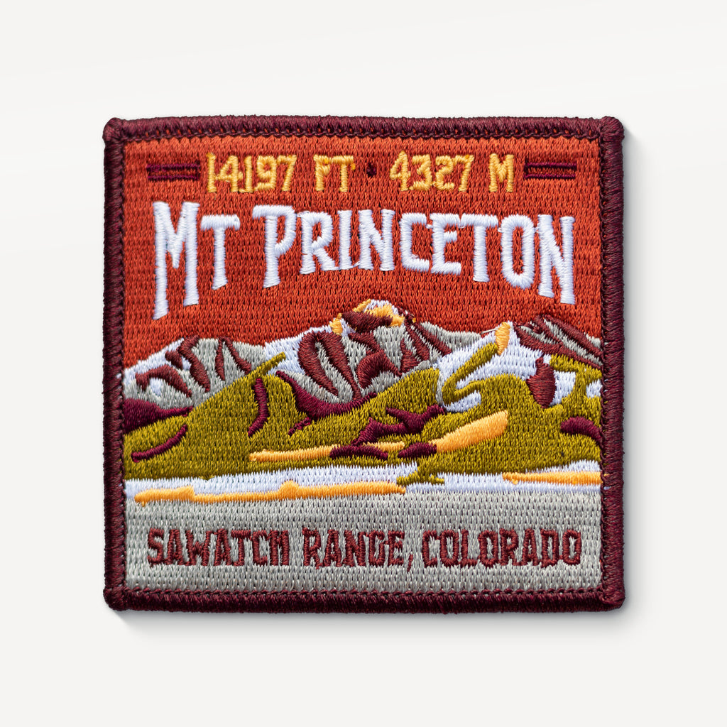 Mount Princeton Colorado 14er Patch